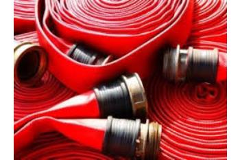Fire-fighting uni connected hoses