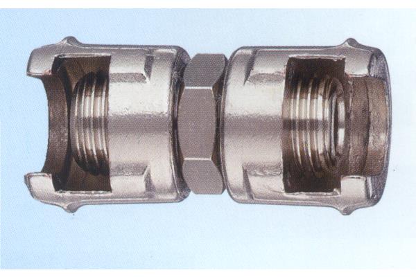 12/A JOINT FITTING WITH TWO MILLED NUTS