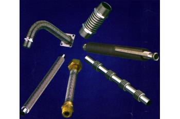 Flexible stainless steel hoses for particular applications