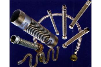 Flexible stainless steel hoses for the hydro-thermal-sanitary sector