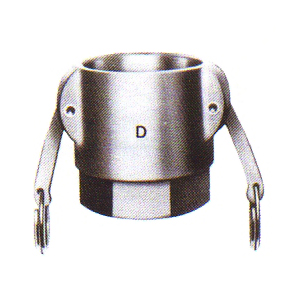 CAMLOCK TIPO D - femmina filettata femmina