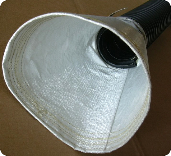 CONICAL SLEEVES IN HEAT-RESISTANT FABRIC