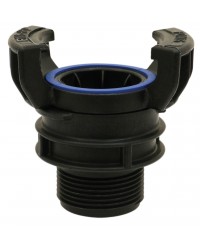 GUILLEMIN FITTING WITH BSP MALE THREAD IN POLYPROPYLENE