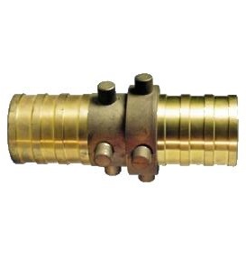 COMPLETE THREE-PIECE BRASS HOSE FITTING 1904B