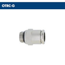 NICKEL PLATED BSPP CYLINDRICAL MALE STRAIGHT