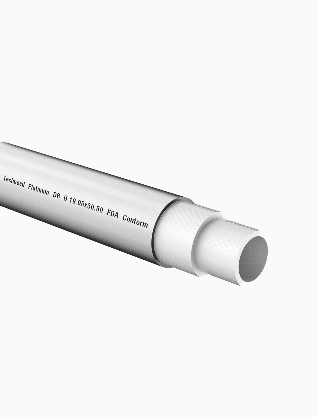 DOUBLE BRAIDED FOOD GRADE PLATINUM SILICONE HOSE