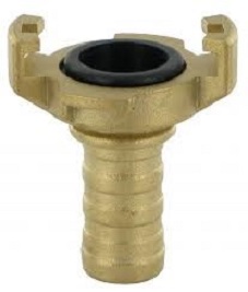 EXPRESS BRASS HOSE FITTING WITH SAFETY RING