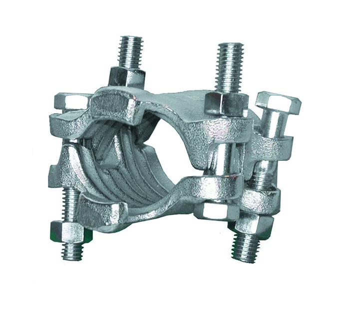 MORSETTO CON GRIFFE E 4 BULLONI