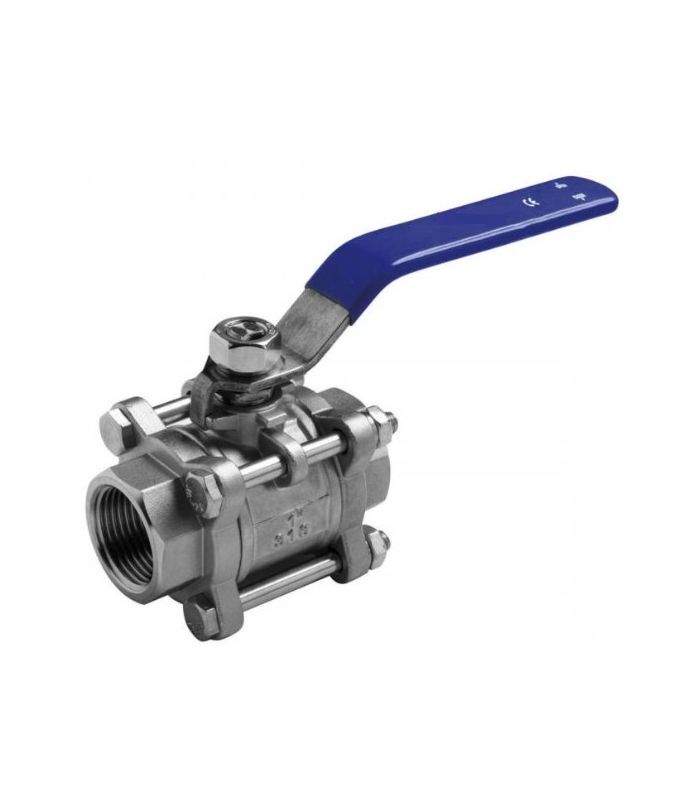 VALVOLA 3 PEZZI AISI316 FF