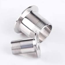 CLAMP FITTING INOX DIN 32676 male thread BSPP