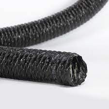 TUBO TERM/FV 90� FIBRA DI VETRO NERO