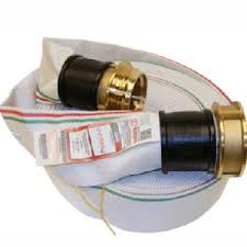 CONNECTED WHITE FIRE HOSE