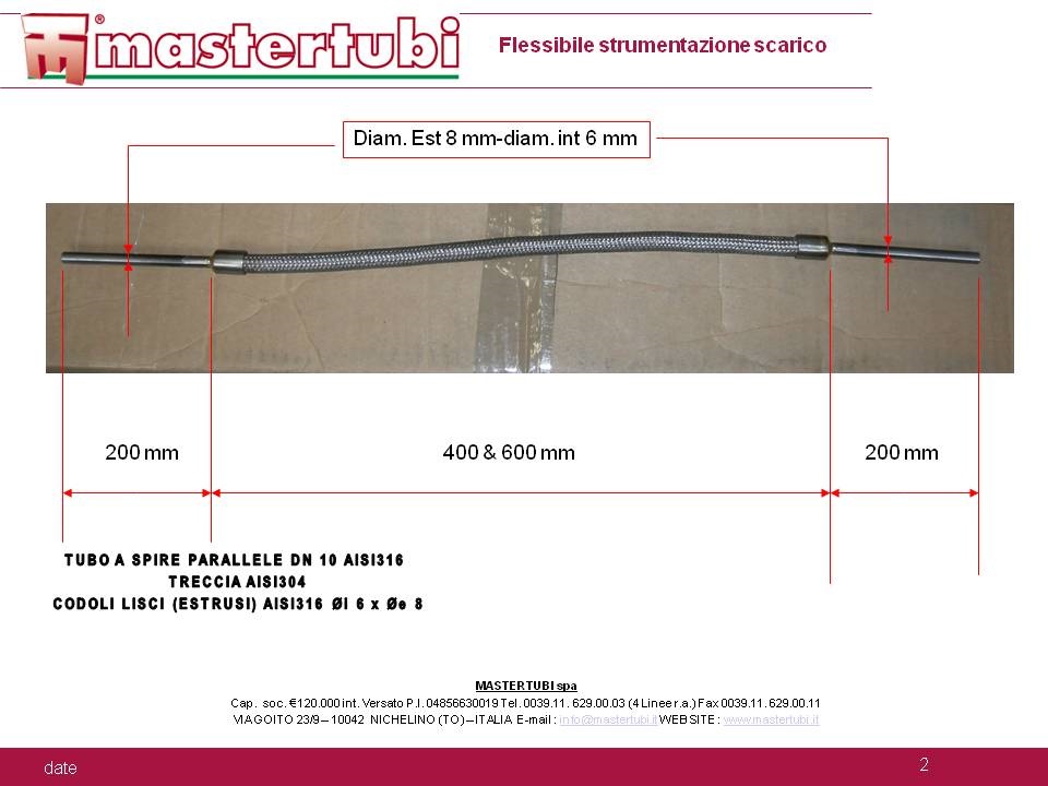 EXHAUST INSTRUMENT HOSE
