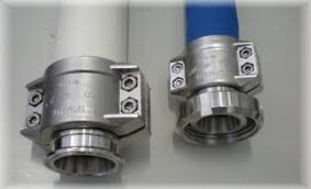 FLEXIBLE FOOD HOSES CONNECTED