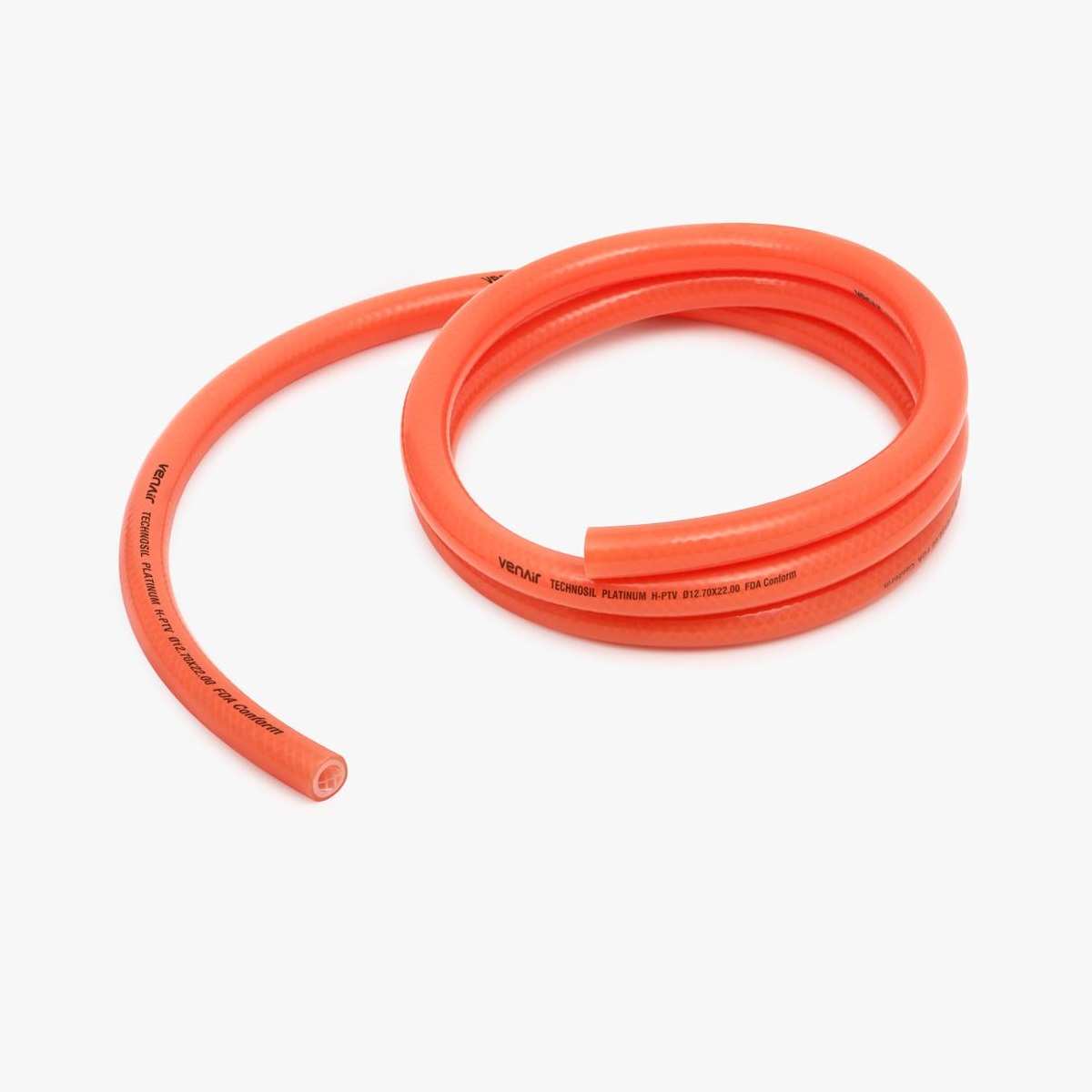 VEIN TUBE TECHNOSIL PLATINUM H-PTV orange