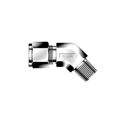 LOK SLBM - 45 NPT male fitting - 45 angled threaded connector