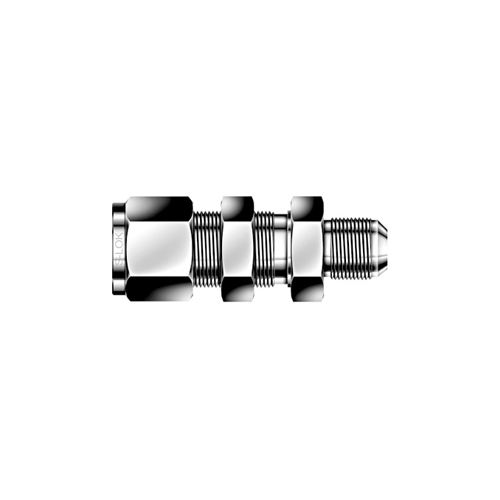 LOK SUBA - Wall pass connector with male AN flared connection