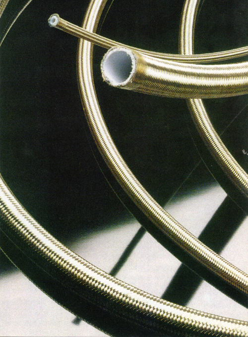 TUBO PTFE LISCIO TRECCIATO INOX