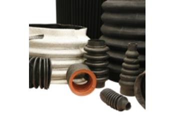 Rubber - leather - fabric bellows