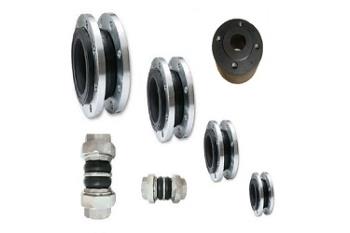 Rubber coated flanged compensators