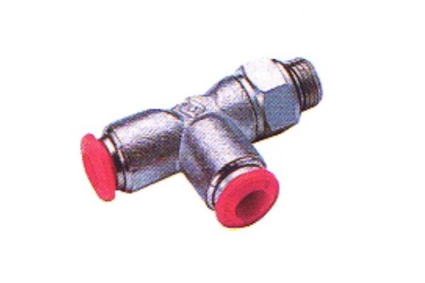 Raccordo a T maschio laterale cilindrico