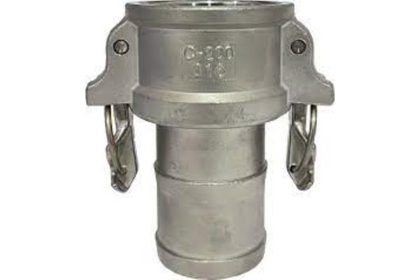 RACCORDO SELF-LOCK INOX TIPO C - portagomma