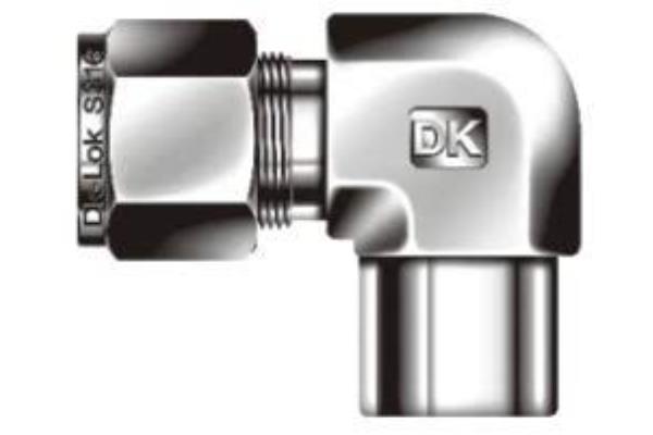 LOK SLSW - Angled swivel hose socket with SAE standard thread