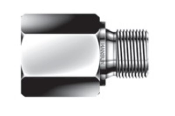 LOK STANDARD P-MFAB - NPT female adapter with ISO male screw