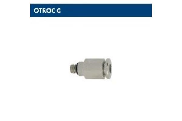 METRIC ROUND NICKEL PLATED MALE STRAIGHT