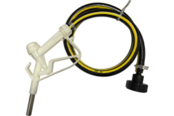 DISPENSING GUN WITH HOSE AND IBC