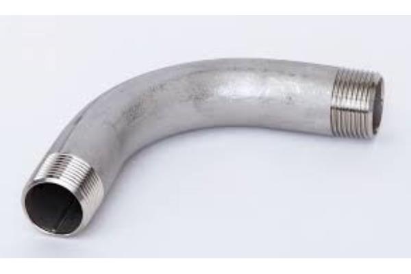 BEND 90 STAINLESS STEEL threaded MALE-MALE BSPP