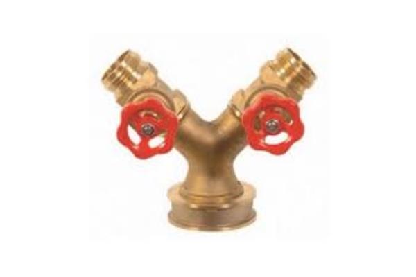 TWO-WAY DIVIDER WITH GATE VALVES