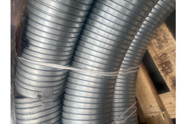 METALFLEX CIRCULAR GALVANIZED DOUBLE SEAM PIPE