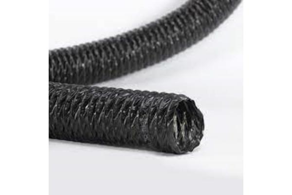 TUBO TERM/FV 90� FIBRA DI VETRO NERO