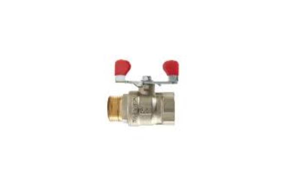 MALE-FEMALE BUTTERFLY BALL VALVE