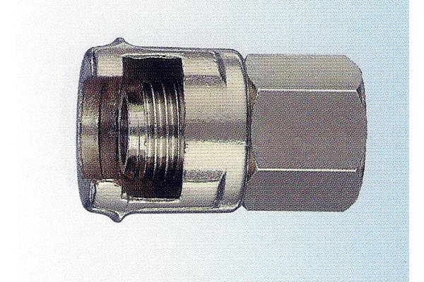 11/D FITTING WITH FEMALE MILLED NUT