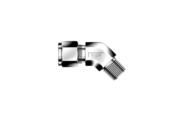 LOK SLBM - Raccordo maschio 45 NPT - connettore filettato angolato a 45