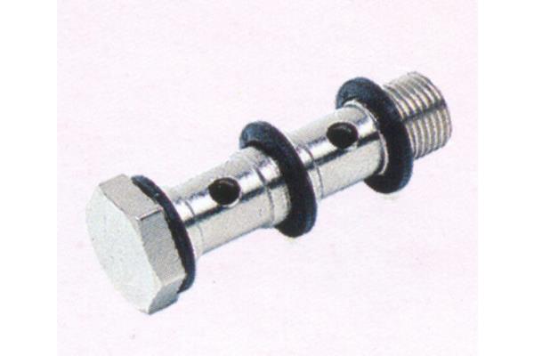 Short double hollow screw
