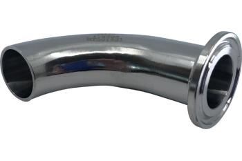 CURVA 90 CLAMP INOX DIN 32676 A SALDARE