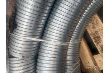 METALFLEX CIRCULAR GALVANIZED DOUBLE SEAM PIPE