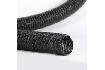 TUBO TERM/FV 90� FIBRA DI VETRO NERO