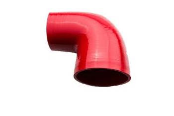 SILICONE SLEEVE (90 curve) HT/NMX 250 C red