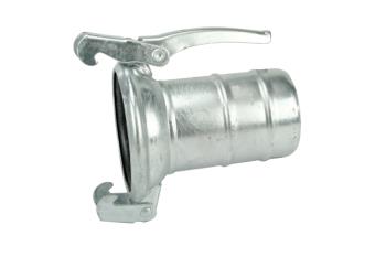 121 - GALVANIZED SPHERICAL HOSE FITTING, FEMALE