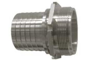 RACCORDO MASCHIO PORTAGOMMA INOX EN 14420-2