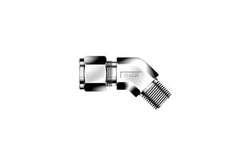 LOK SLBM - 45 NPT male fitting - 45 angled threaded connector