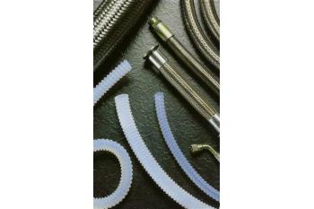 STAINLESS STEEL BRAIDED CONVOLVED TEFLON/PTFE HOSE