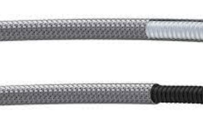 STAINLESS STEEL BRAIDED CONVOLVED TEFLON/PTFE HOSE - 4